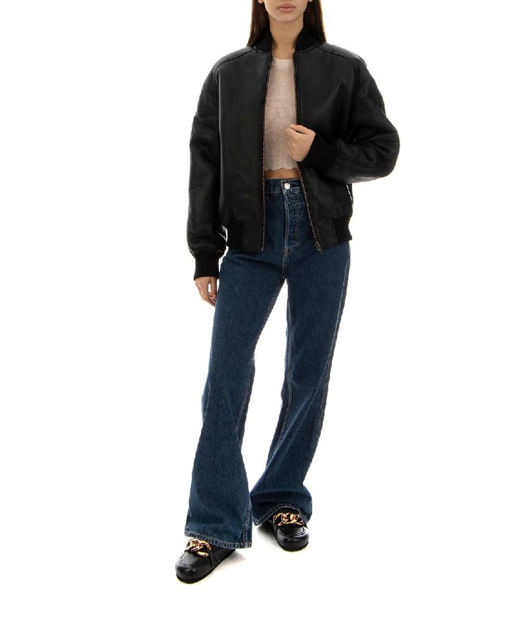 MANOKHI Черная кожаная дубленка, фото 8