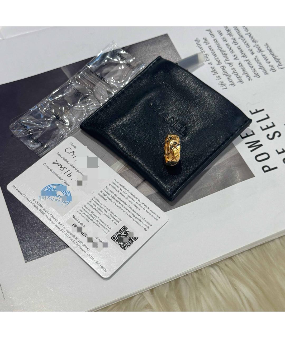 CHANEL Золотое кольцо из розового золота, фото 2