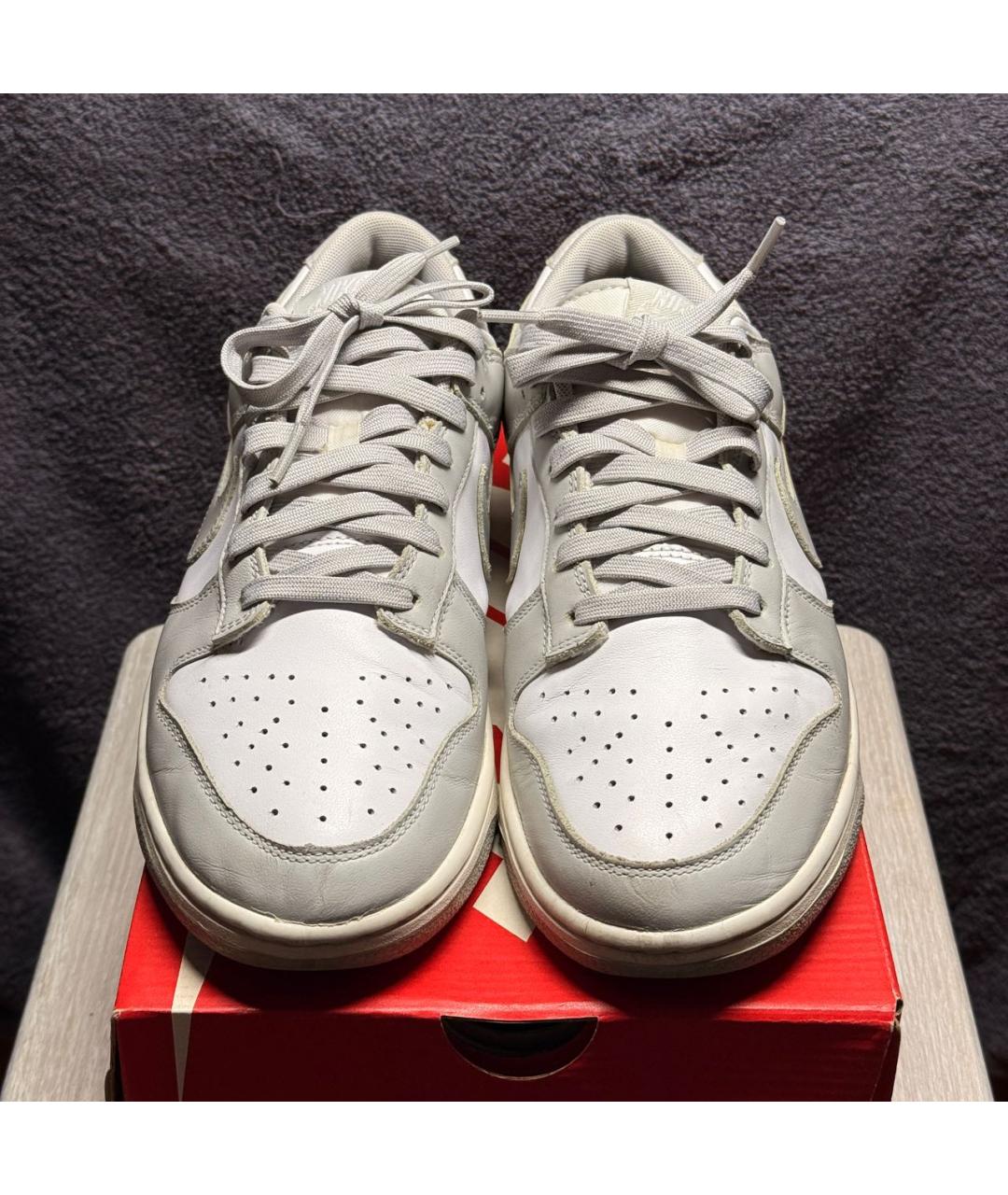 NIKE Серые низкие кроссовки / кеды, фото 2