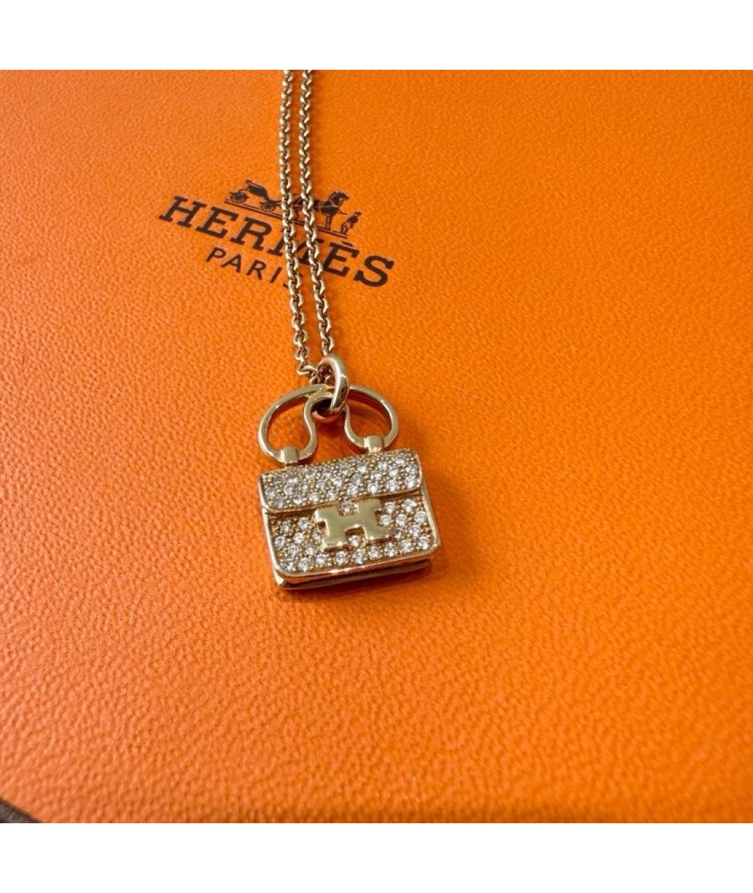 HERMES Золотая подвеска из розового золота, фото 3