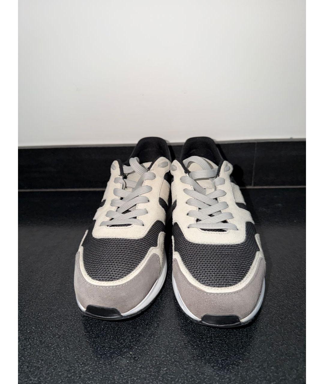 TOD'S Мульти текстильные низкие кроссовки / кеды, фото 2