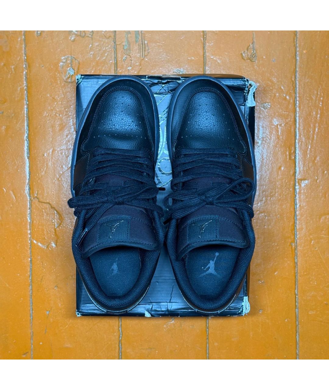 JORDAN Черные низкие кроссовки / кеды, фото 3
