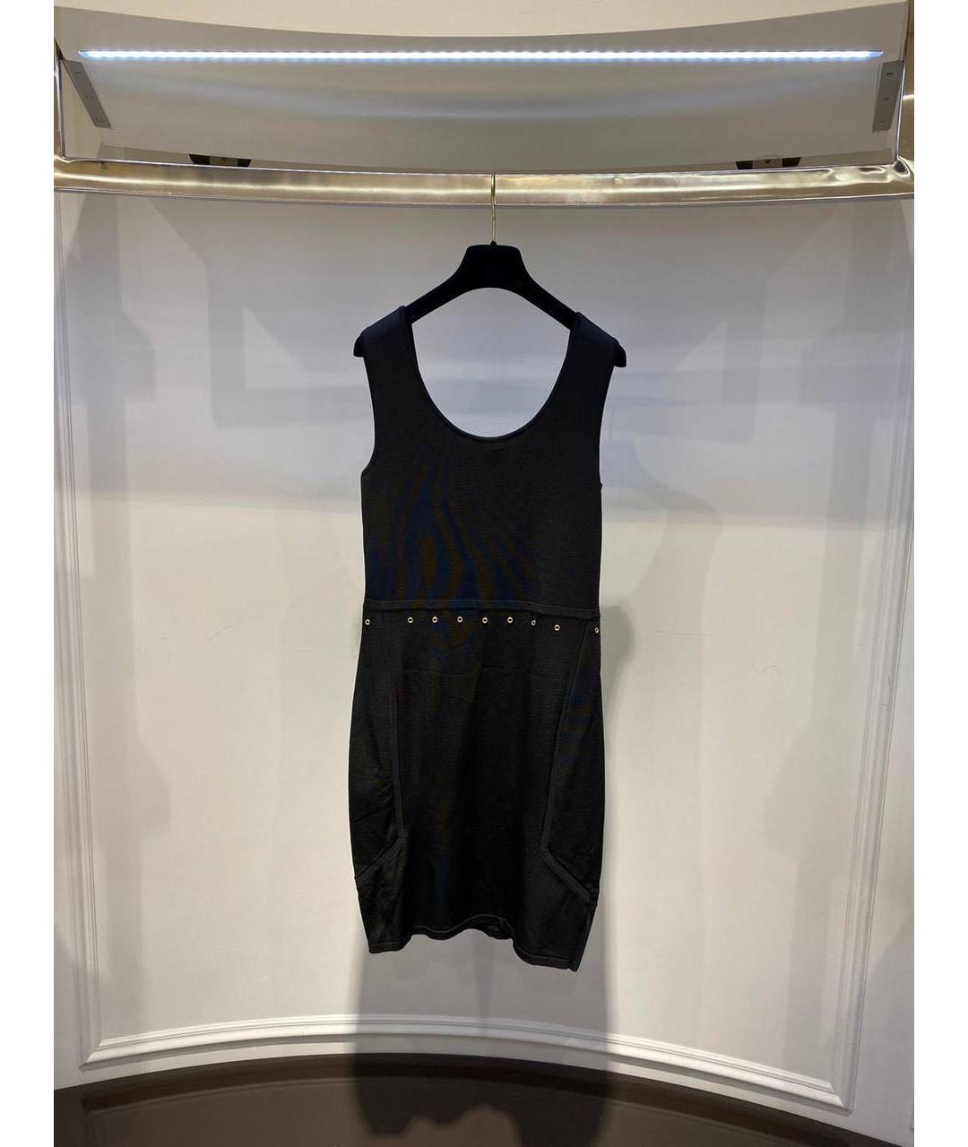 VERSACE Черное повседневное платье, фото 2