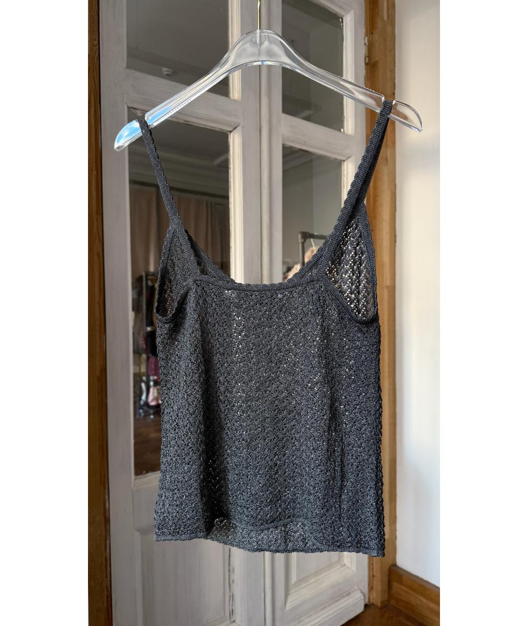 CHRISTIAN DIOR Серый кардиган, фото 5