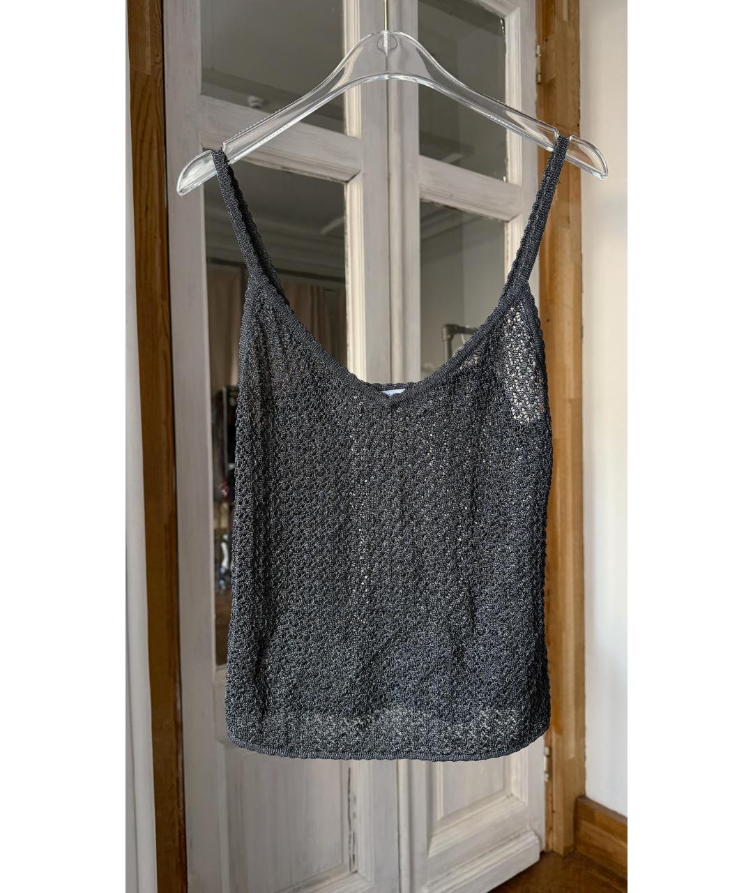 CHRISTIAN DIOR Серый кардиган, фото 4