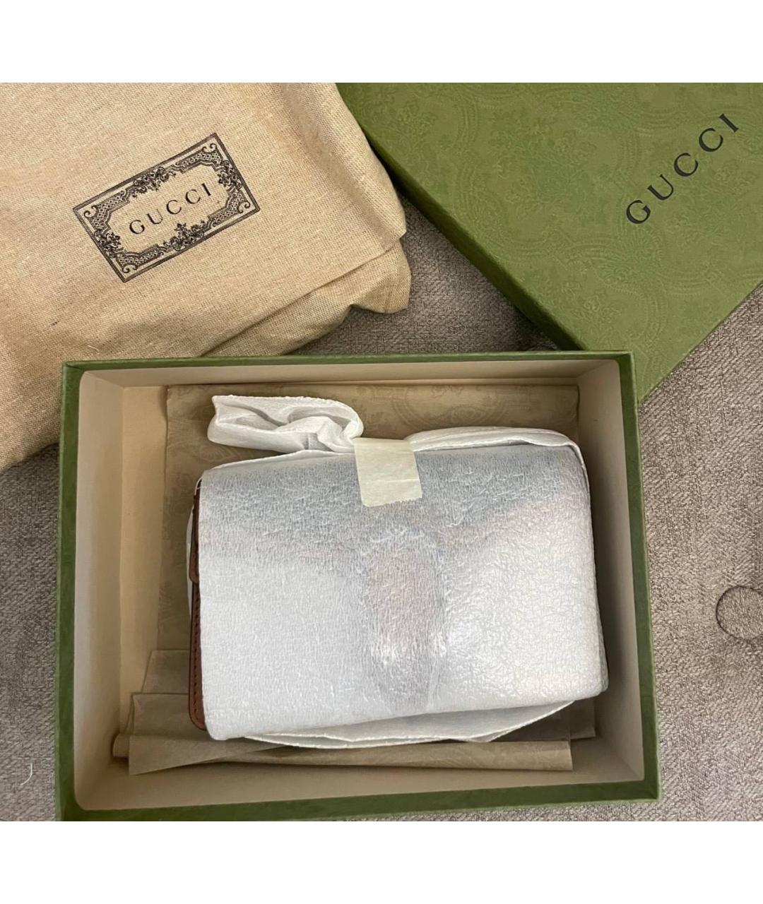 GUCCI Темно-синяя деним сумка через плечо, фото 5