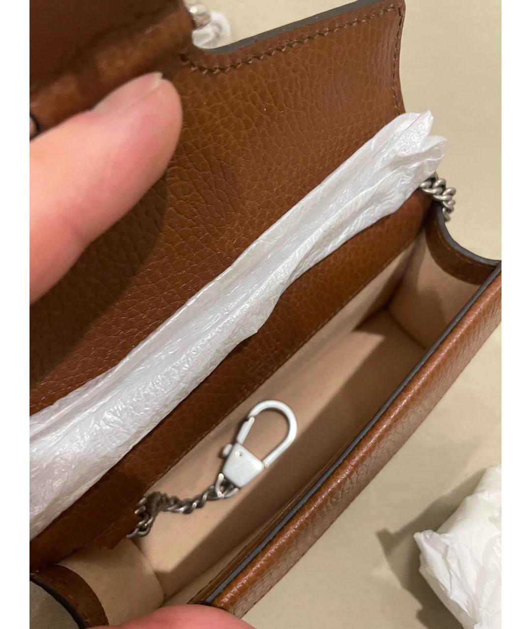 GUCCI Темно-синяя деним сумка через плечо, фото 4