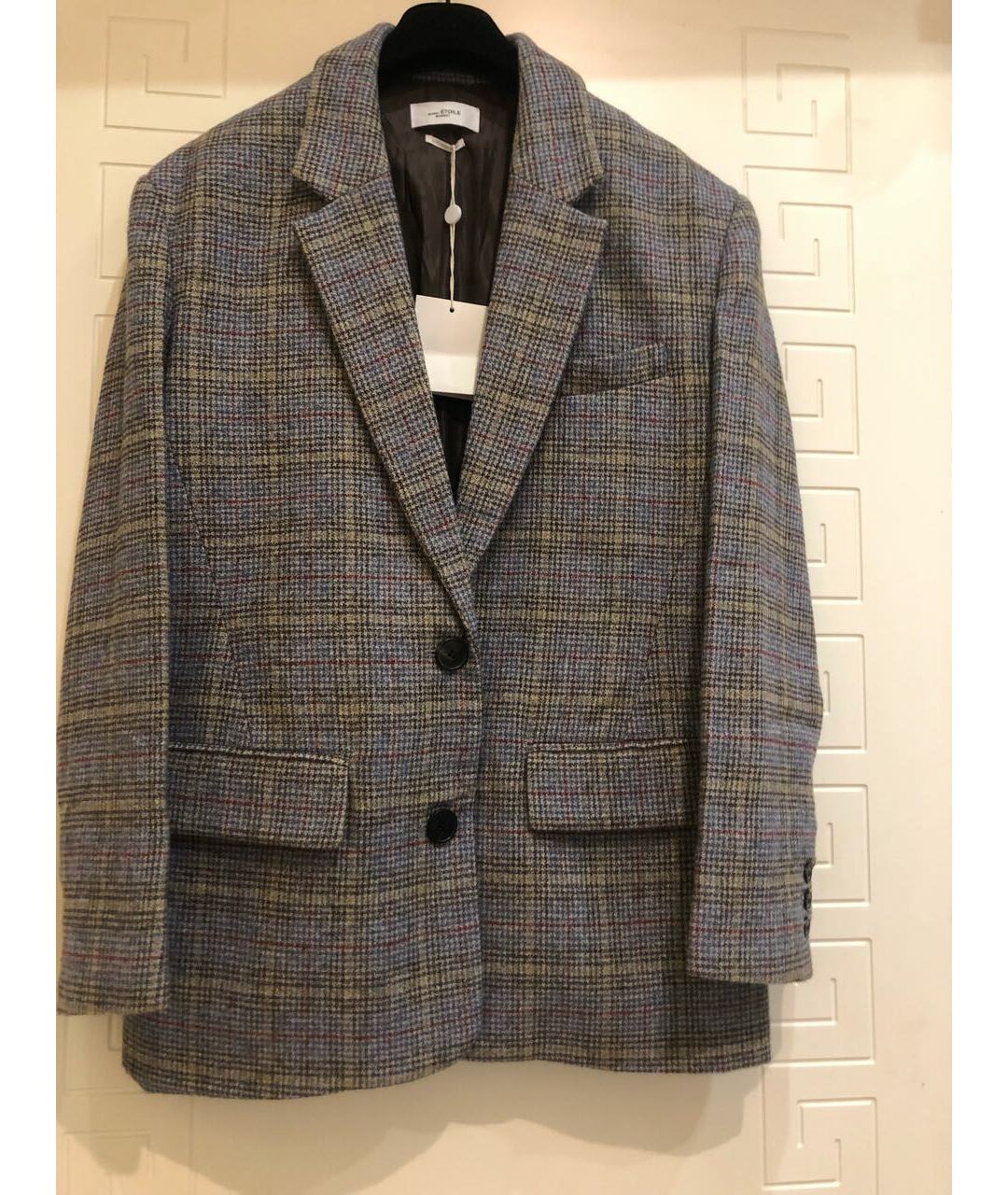 ISABEL MARANT ETOILE Серый шерстяной жакет/пиджак, фото 5