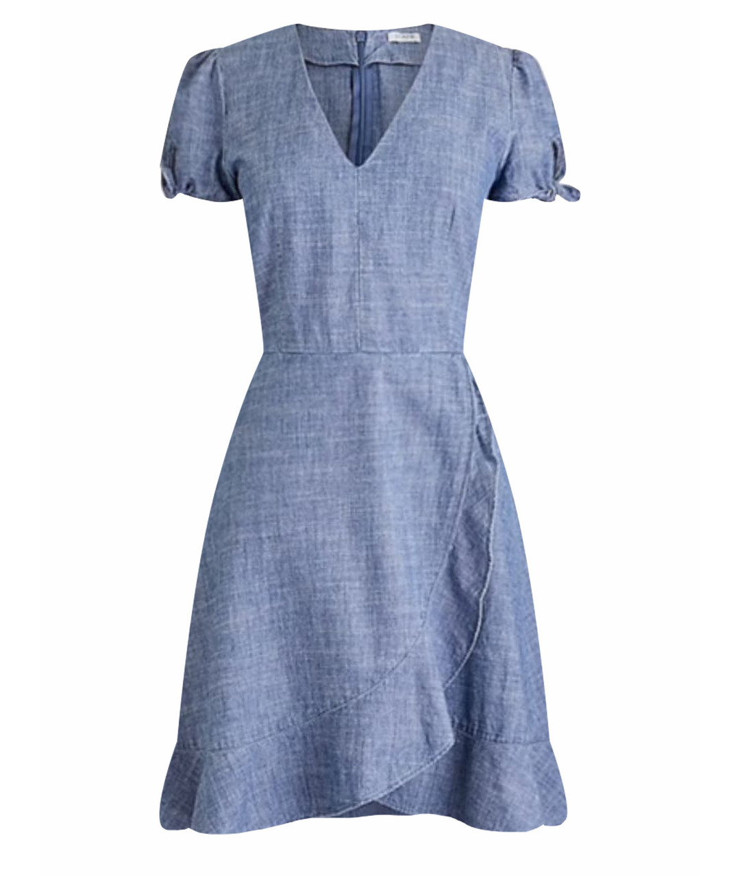 J.CREW Синее хлопковое повседневное платье, фото 1