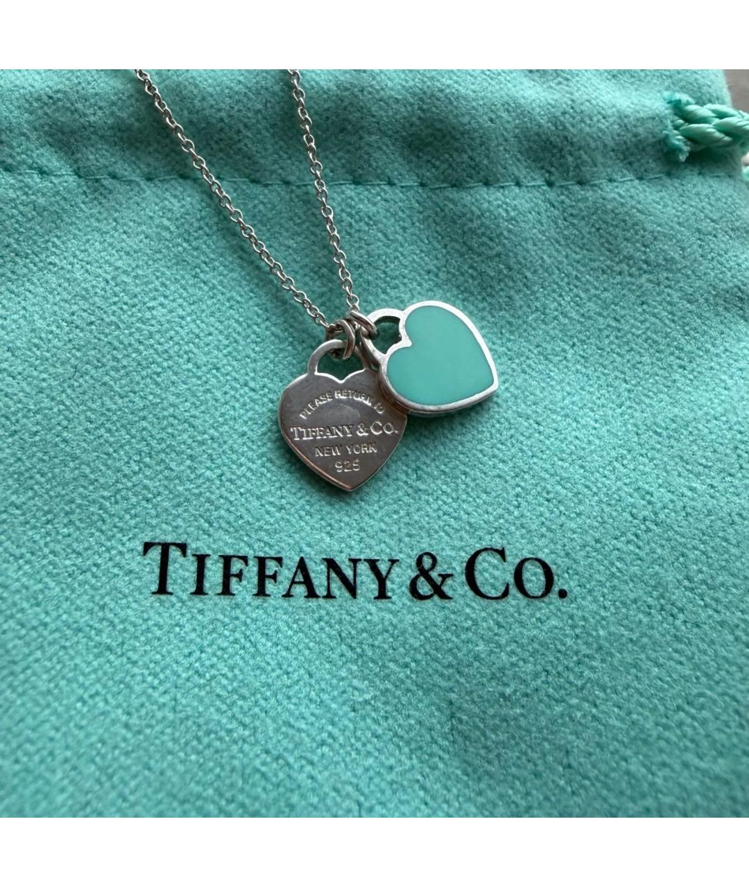 TIFFANY&CO Серебряное серебряное колье, фото 7