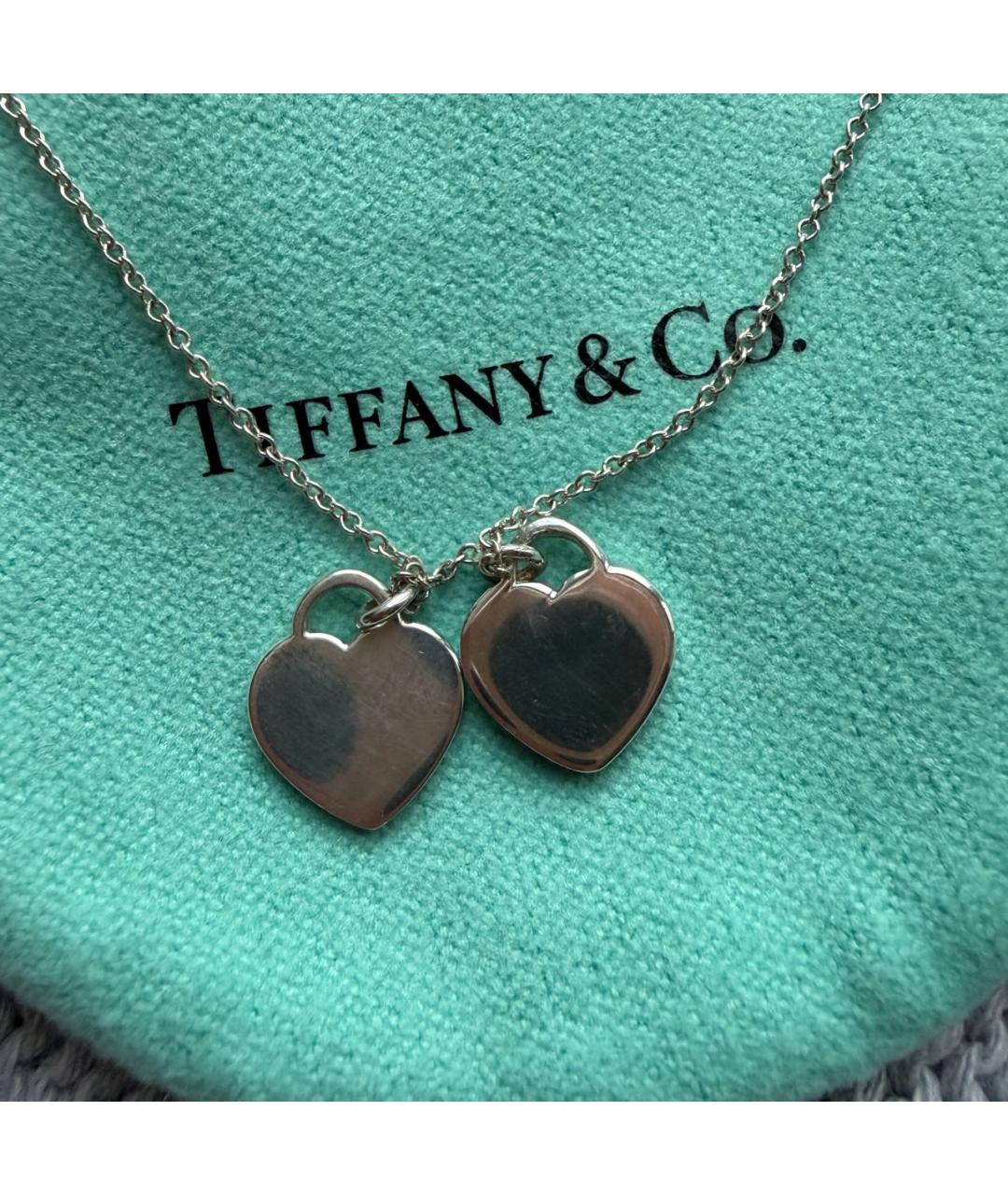 TIFFANY&CO Серебряное серебряное колье, фото 4