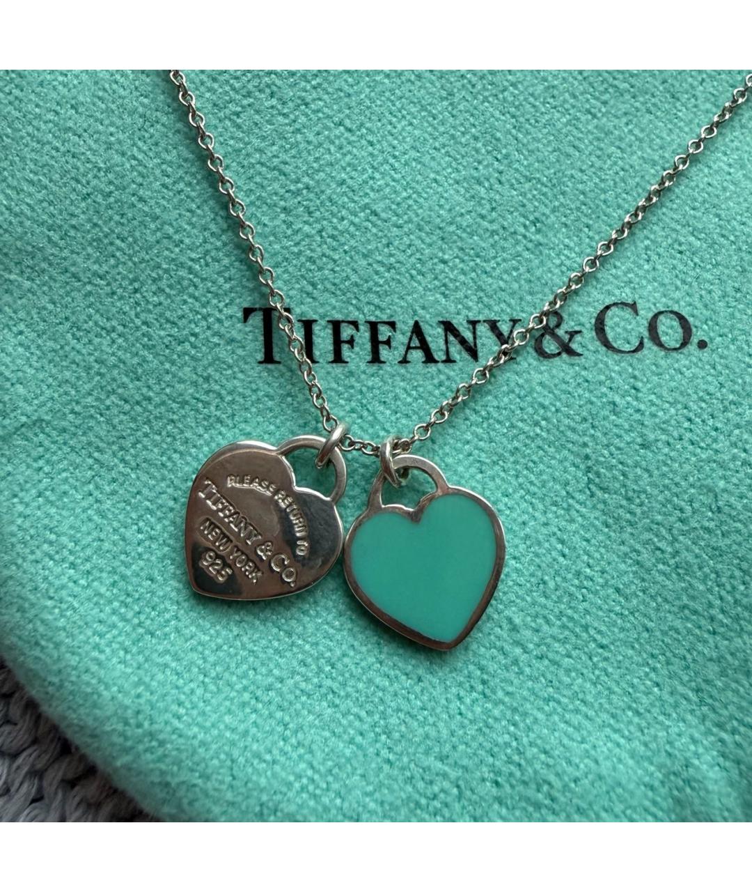TIFFANY&CO Серебряное серебряное колье, фото 3