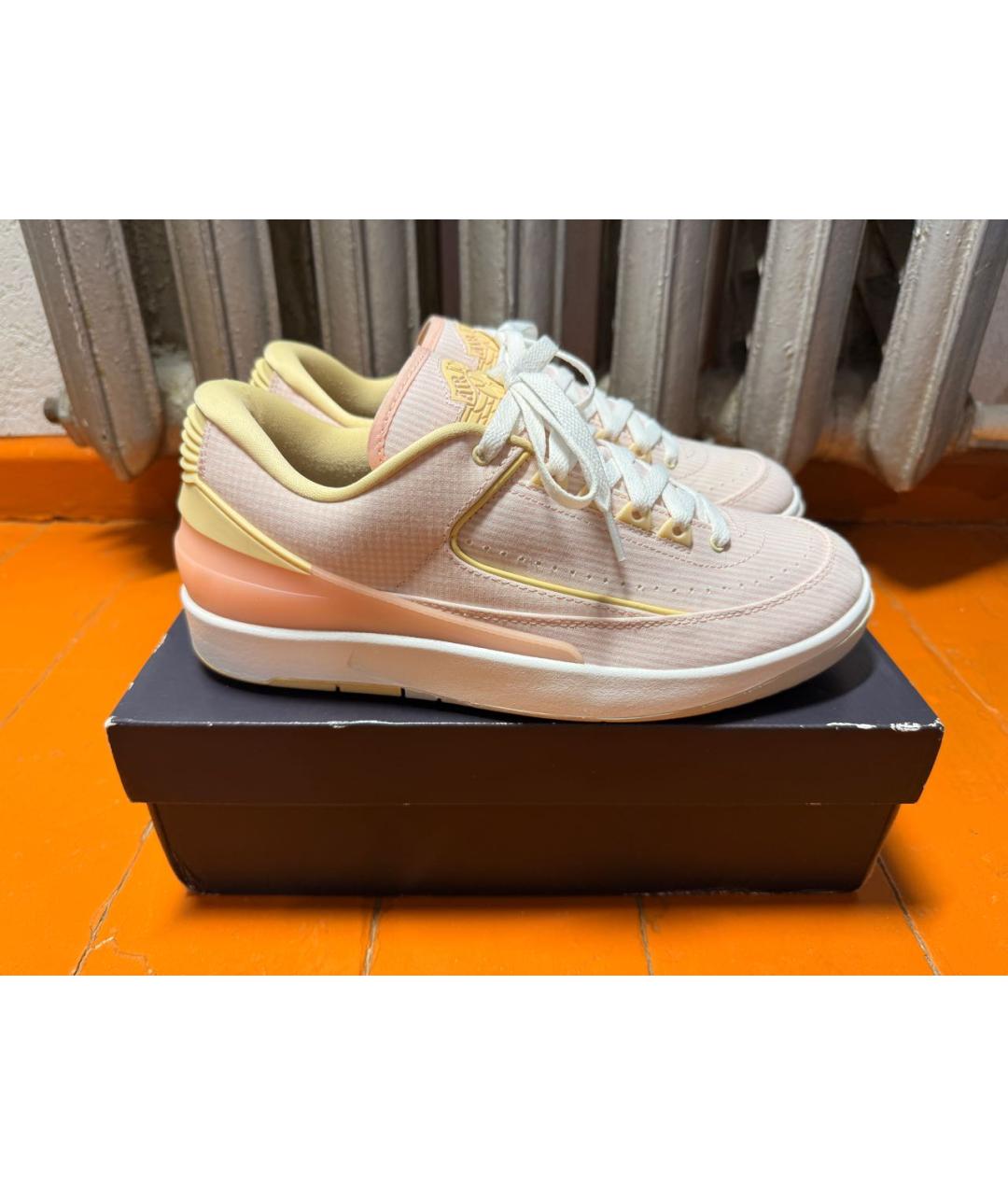 JORDAN Коралловые текстильные низкие кроссовки / кеды, фото 5