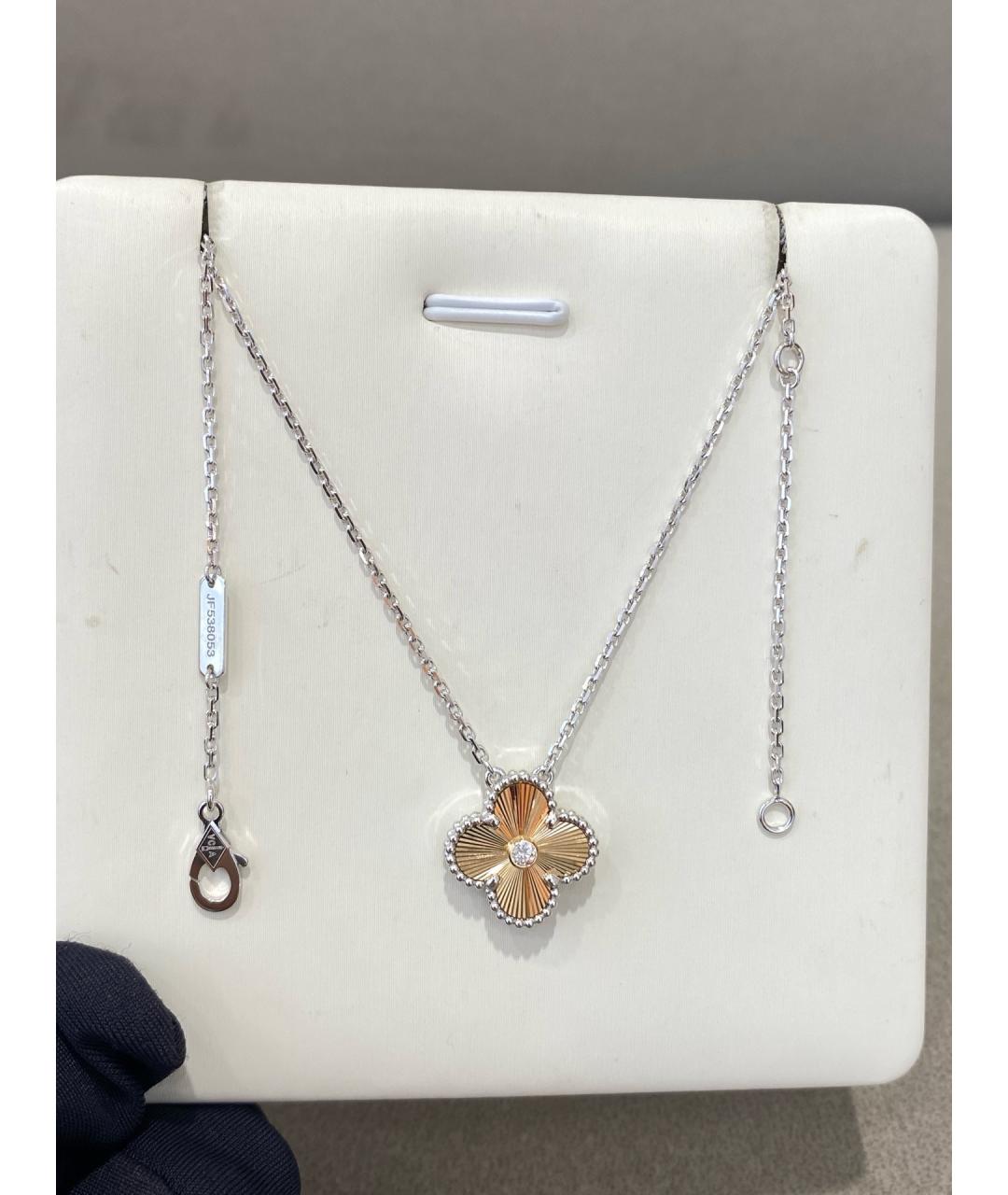 VAN CLEEF & ARPELS Серебряное колье из белого золота, фото 4