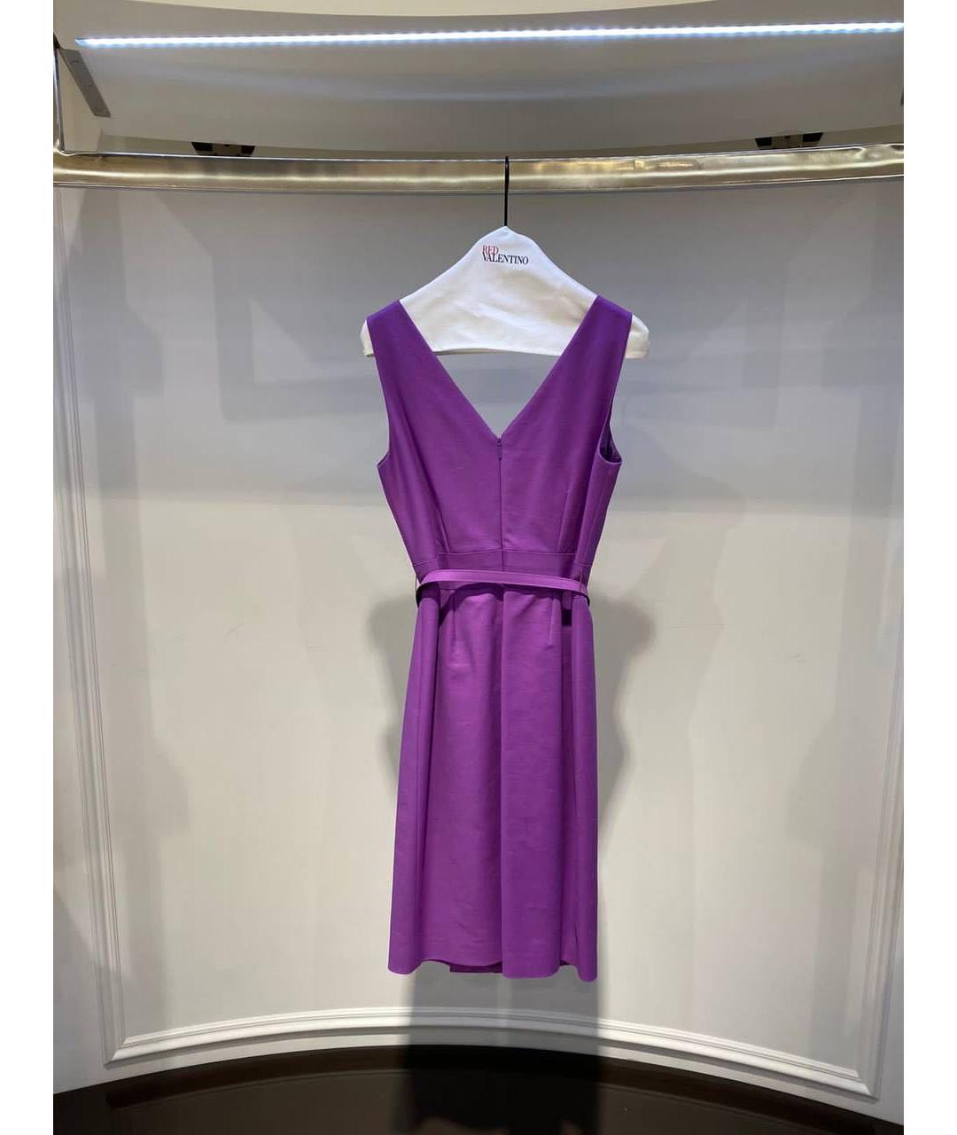 VERSACE Фиолетовое повседневное платье, фото 2