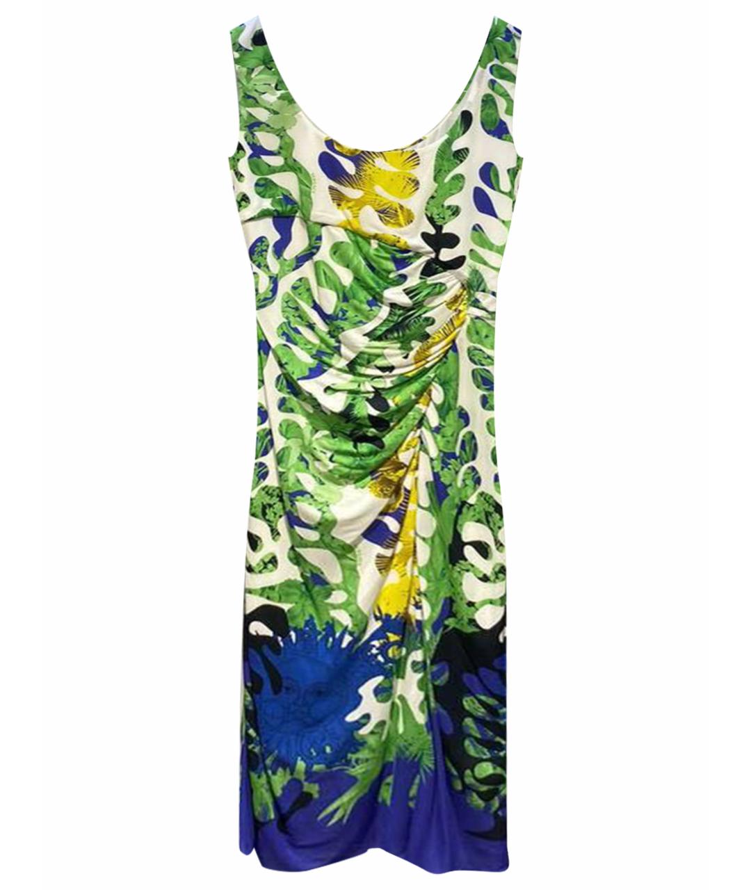 VERSACE Мульти повседневное платье, фото 1