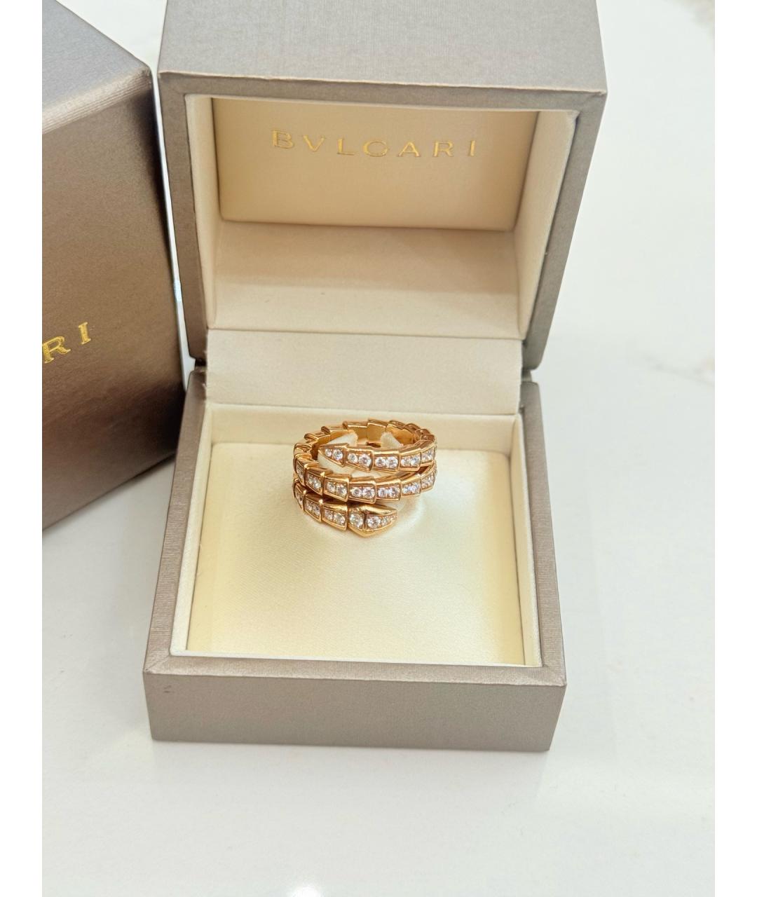 BVLGARI Золотое кольцо из розового золота, фото 6