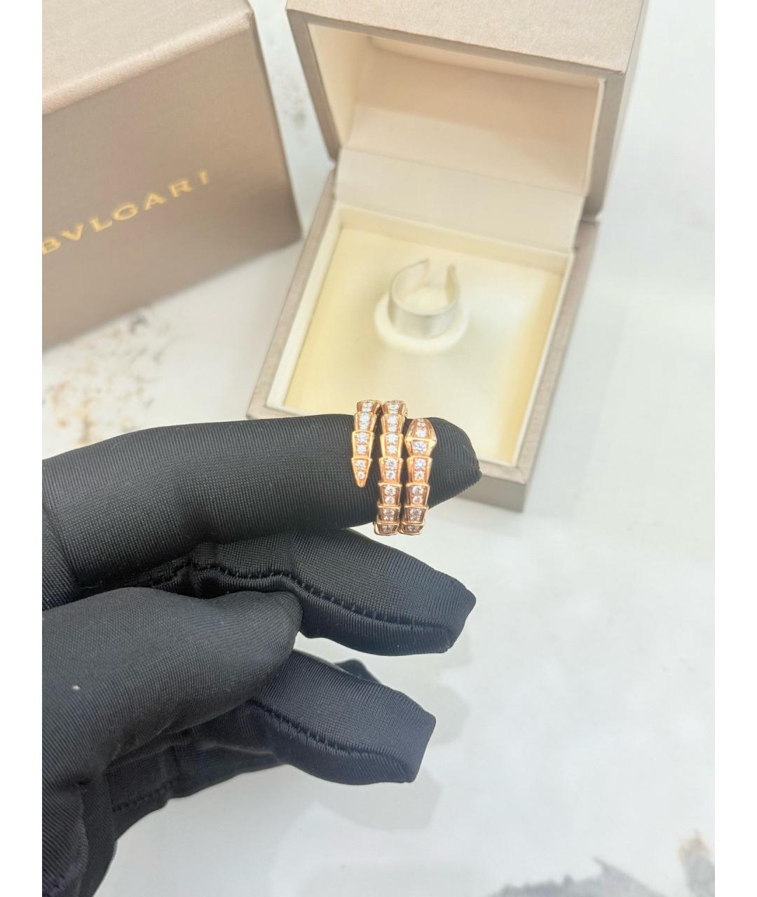 BVLGARI Золотое кольцо из розового золота, фото 4