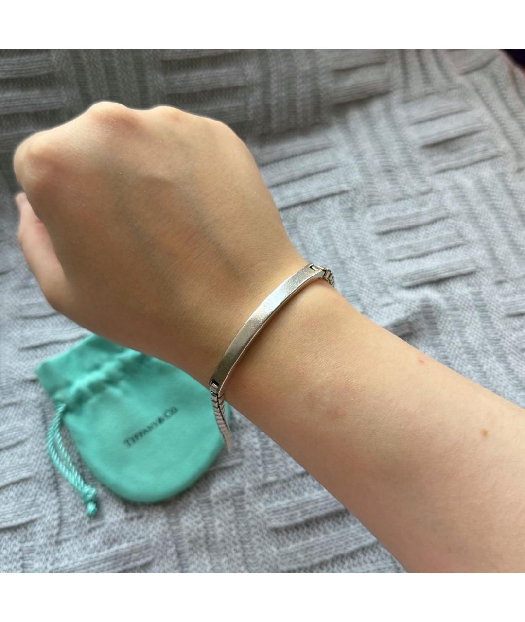 TIFFANY&CO Серебрянный серебряный браслет, фото 7