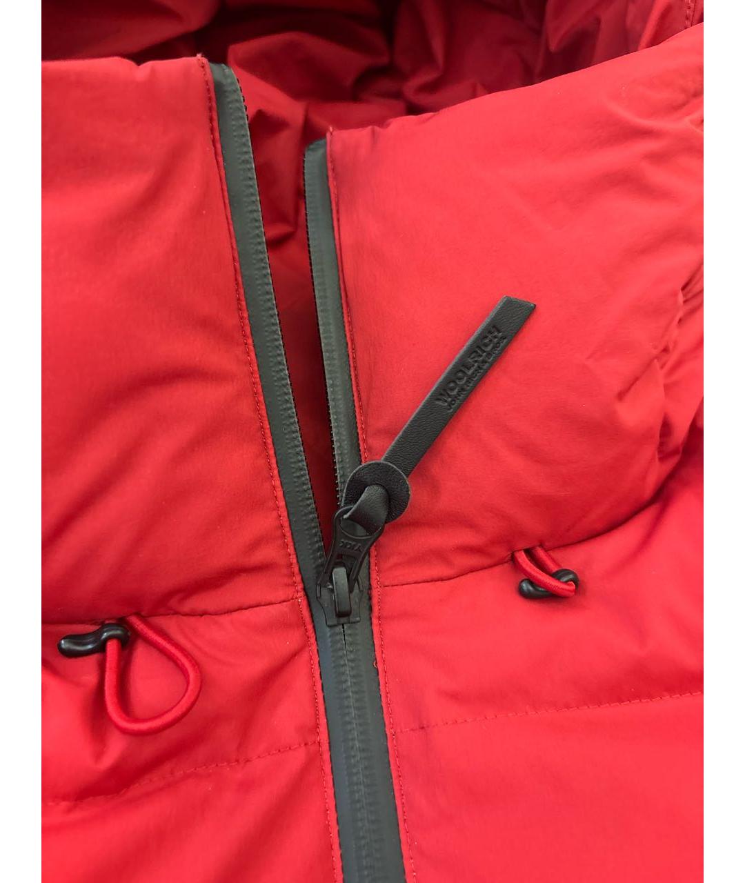 WOOLRICH Красный полиэстеровый пуховик, фото 6