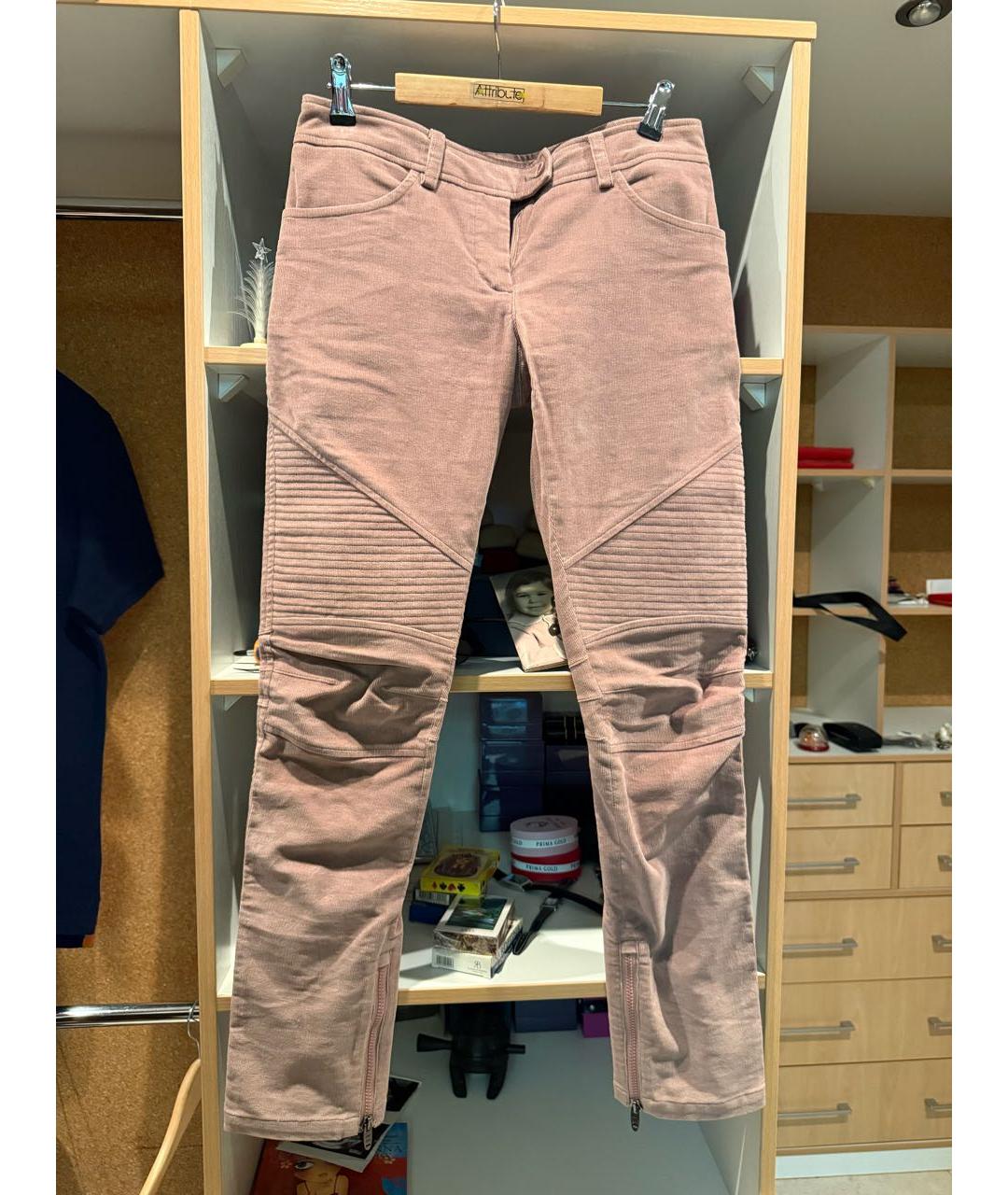 ERMANNO SCERVINO Хлопко-эластановые брюки узкие, фото 9