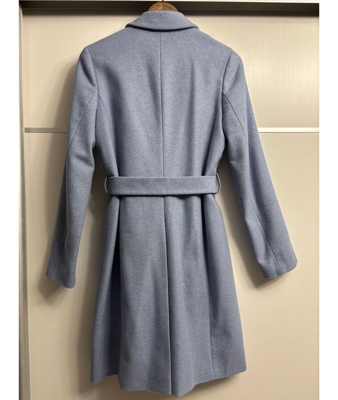 ESCADA Голубое шерстяное пальто, фото 2