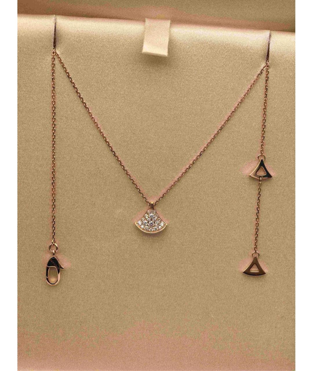 BVLGARI Золотое колье из розового золота, фото 4