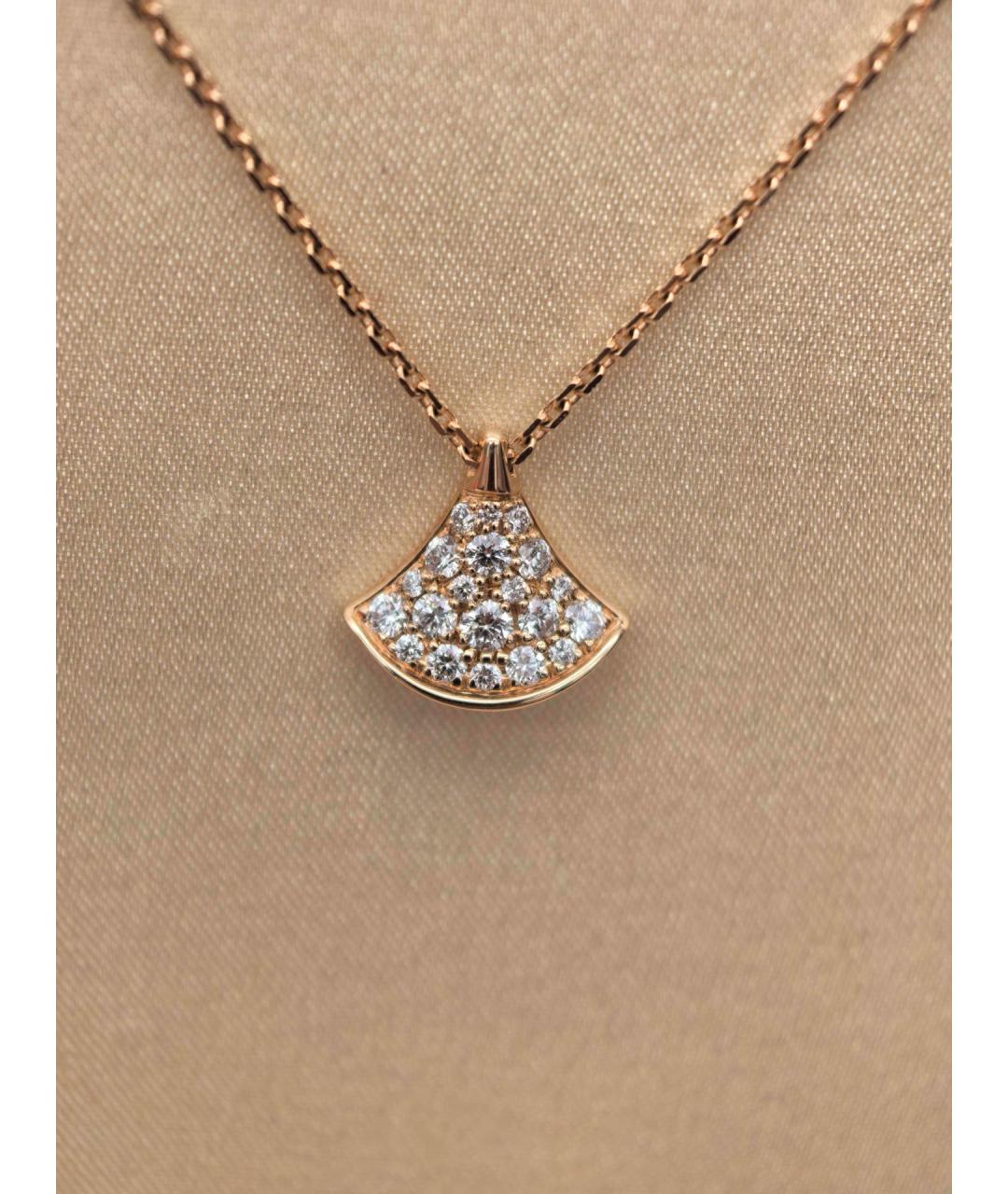 BVLGARI Золотое колье из розового золота, фото 5