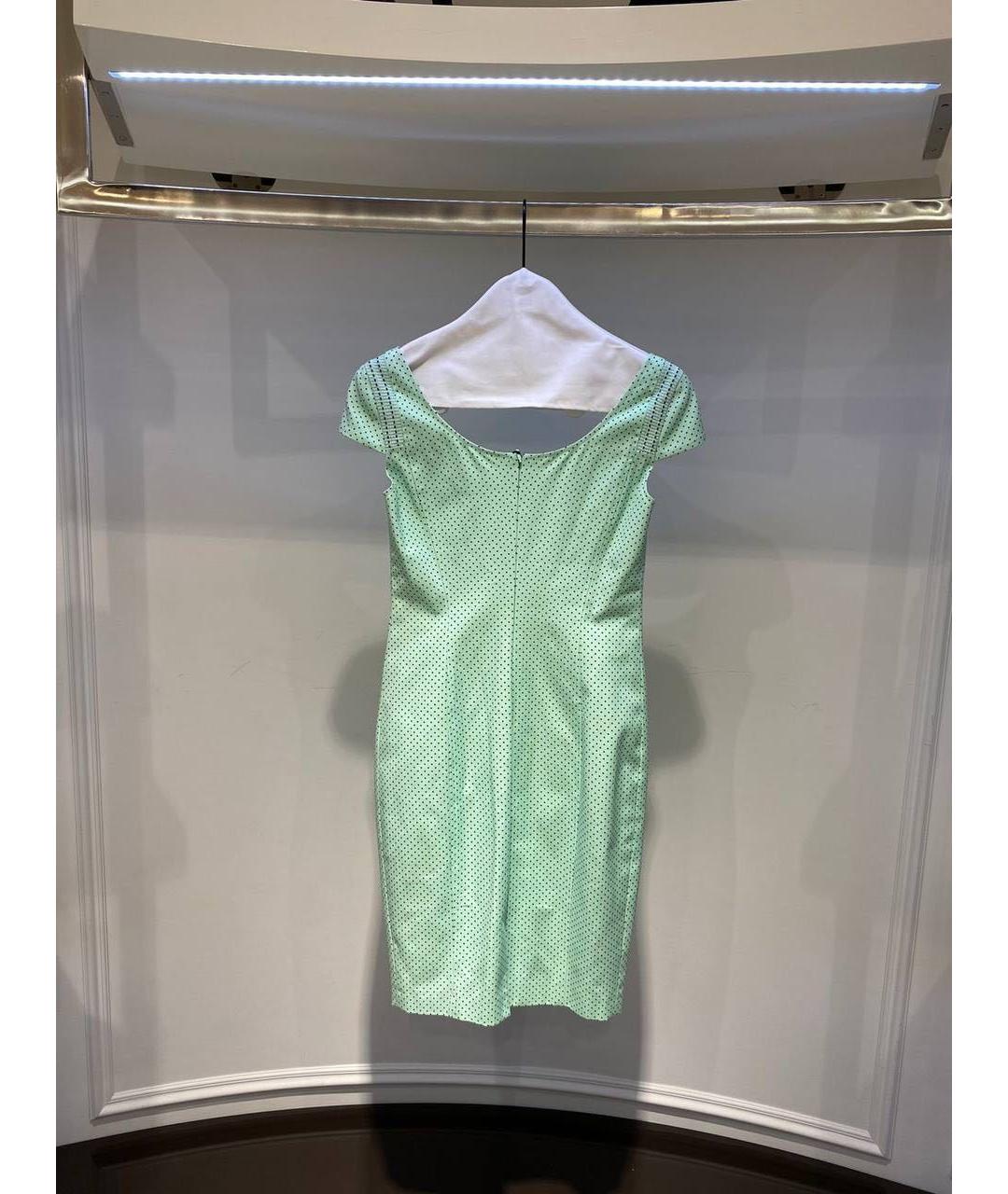 VERSACE Бирюзовое повседневное платье, фото 2