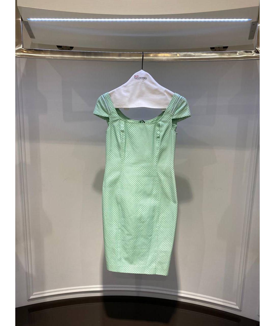 VERSACE Бирюзовое повседневное платье, фото 3