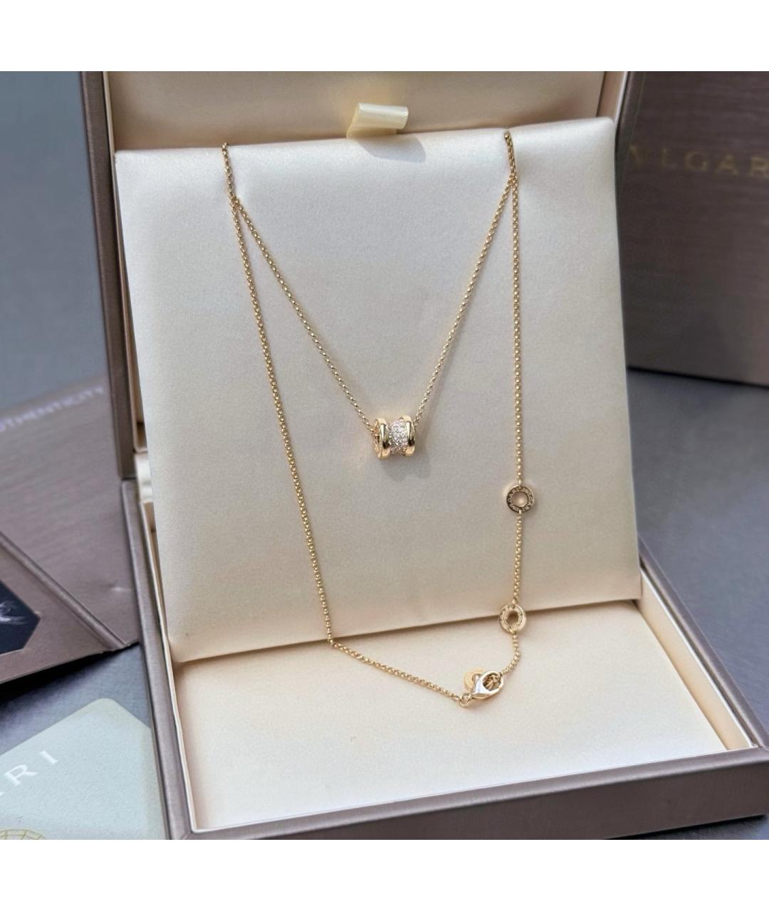 BVLGARI Золотое колье из розового золота, фото 5