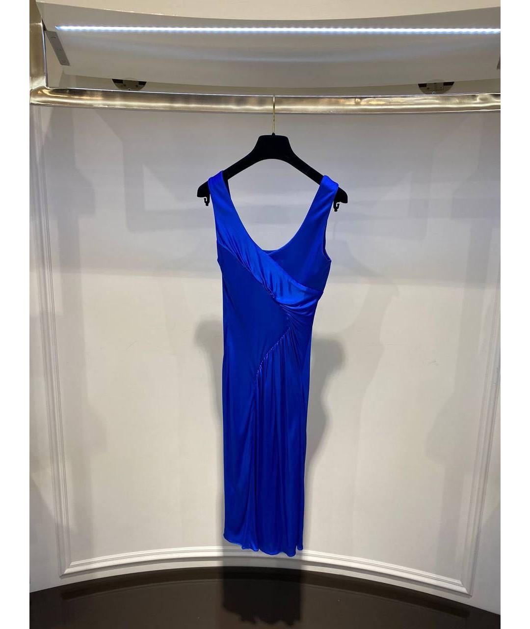 VERSACE Синее платье, фото 2