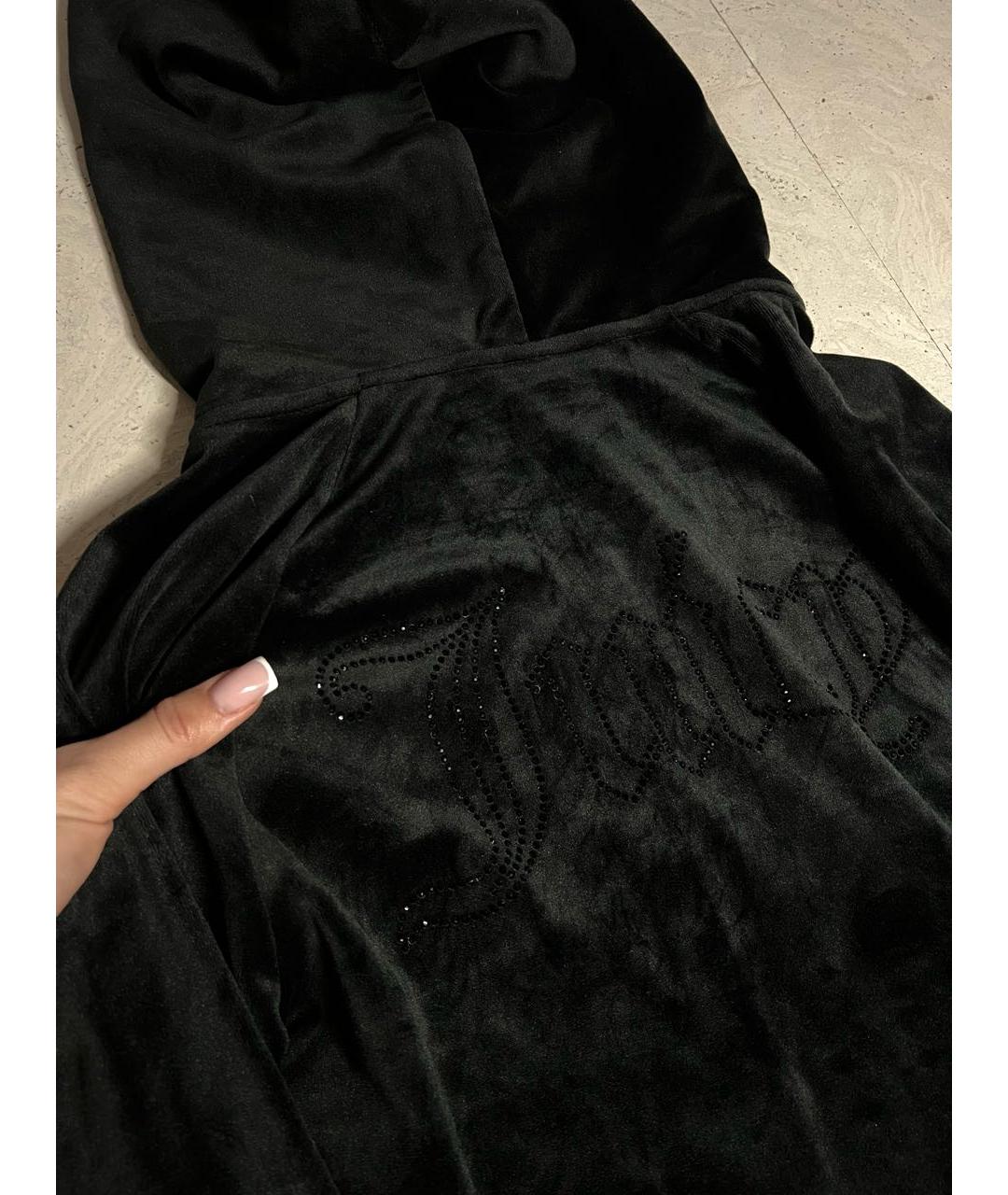 JUICY COUTURE Черный велюровый спортивные костюмы, фото 5