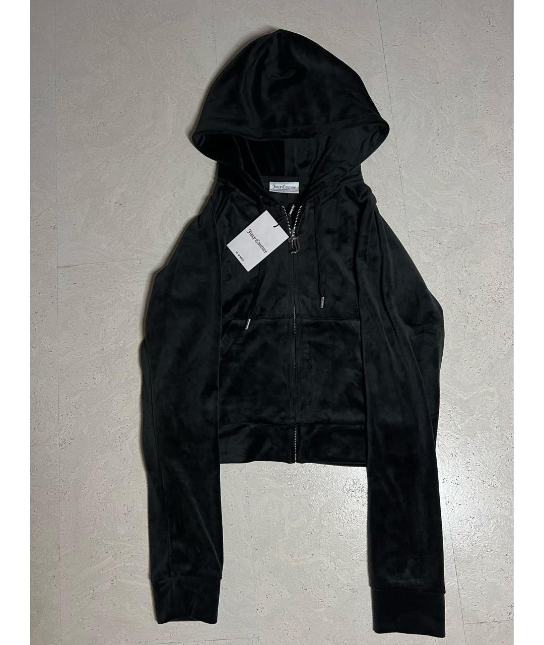 JUICY COUTURE Черный велюровый спортивные костюмы, фото 3