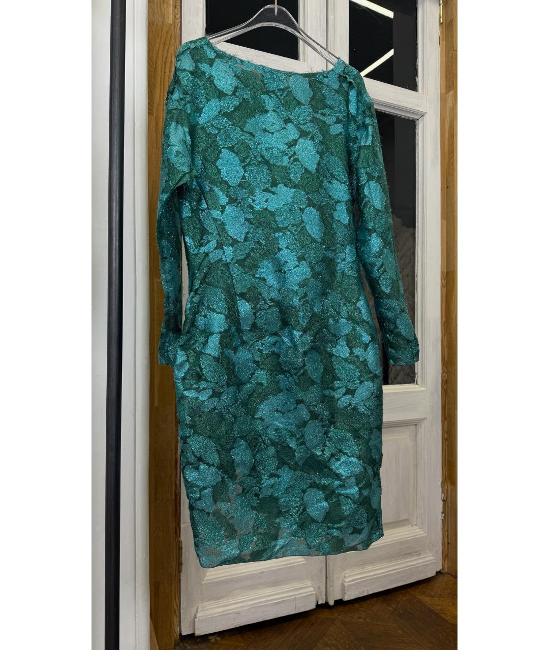 LANVIN Зеленые вечернее платье, фото 2