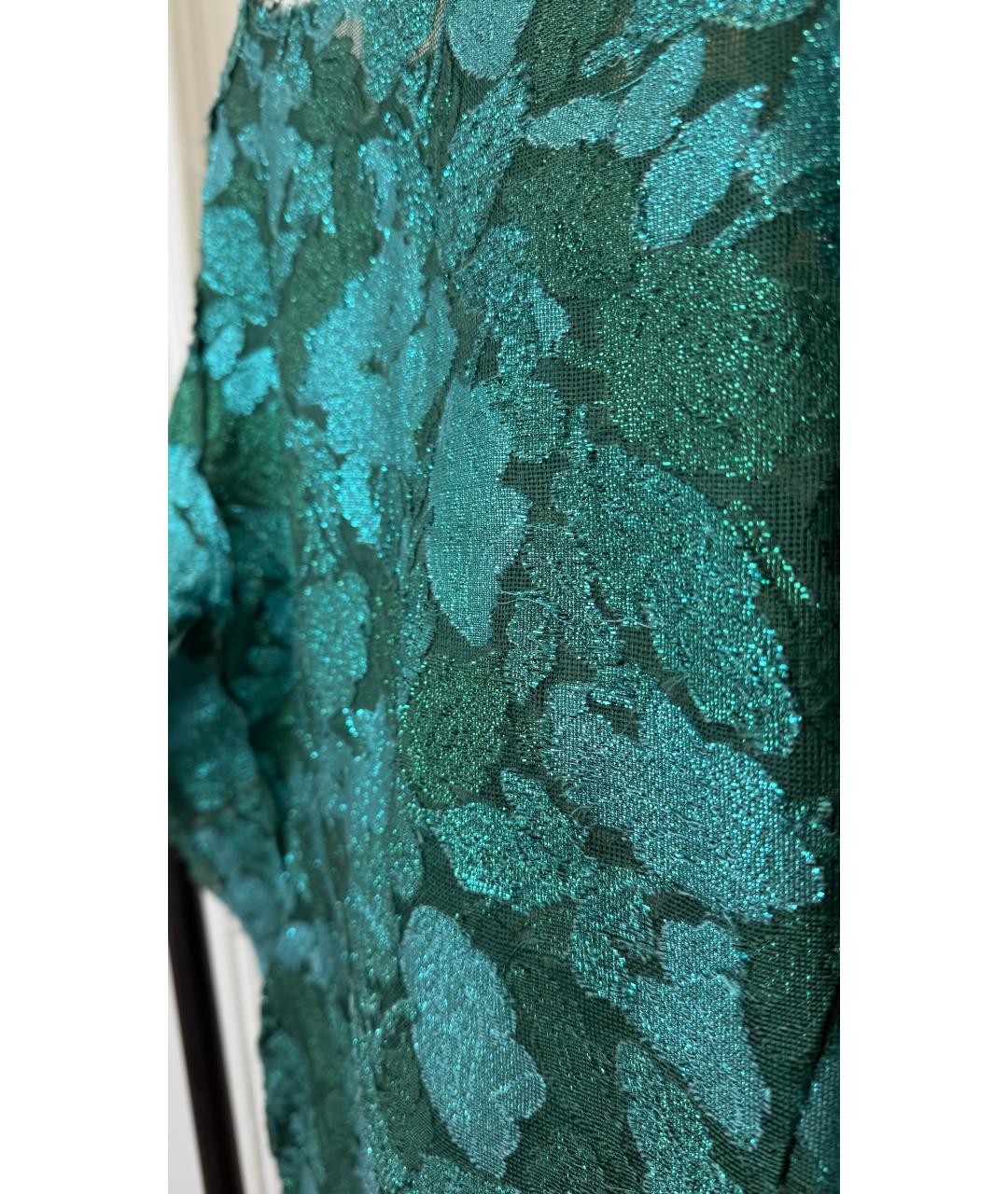 LANVIN Зеленые вечернее платье, фото 4