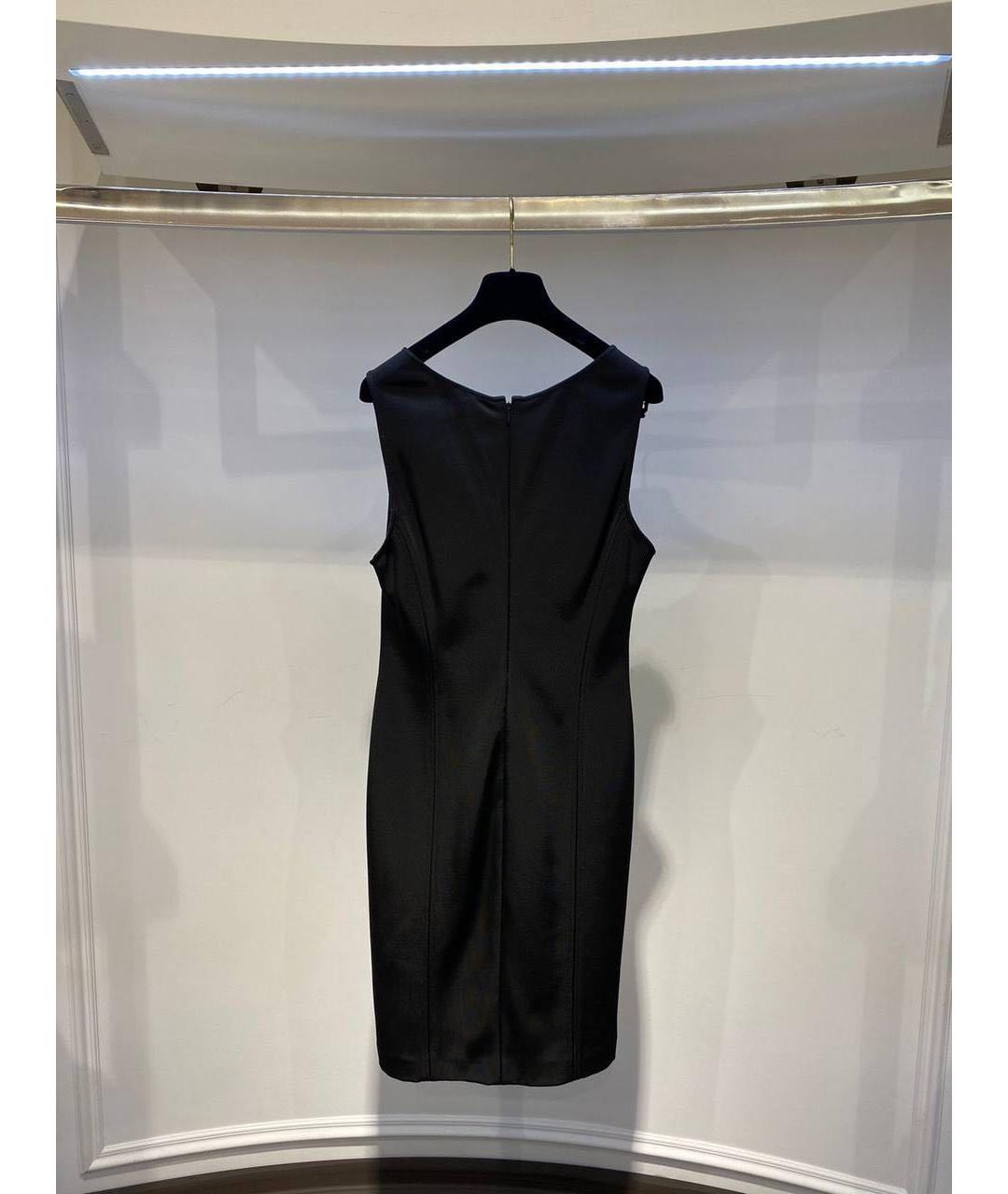 VERSACE Черное повседневное платье, фото 2