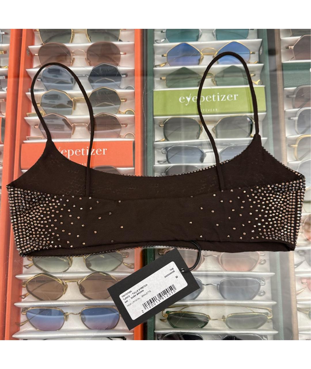 THE ANDAMANE Коричневый бюстгалтеры, фото 2