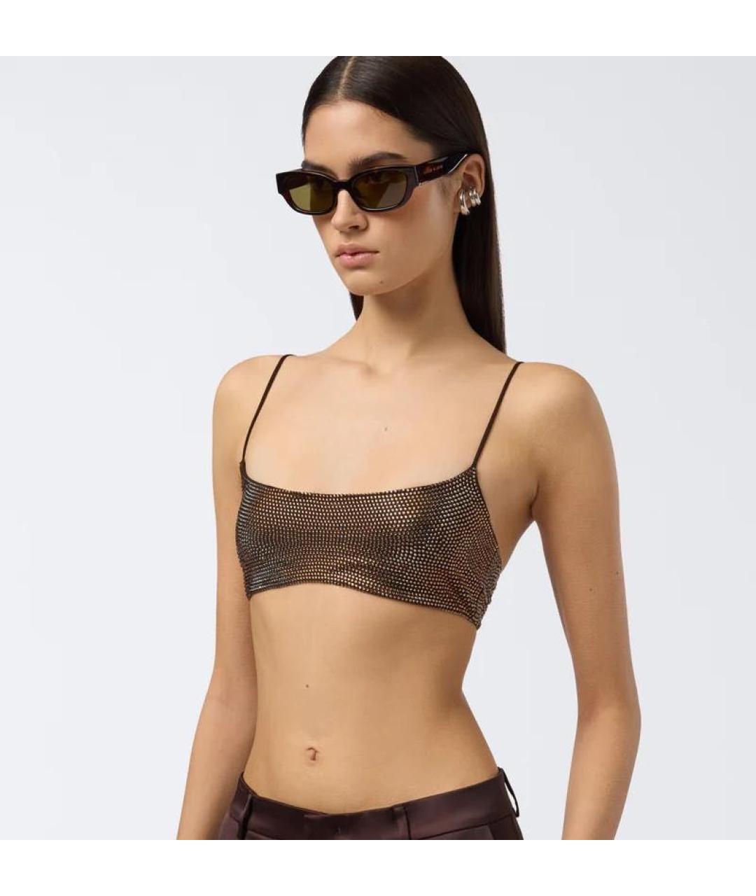 THE ANDAMANE Коричневый бюстгалтеры, фото 3