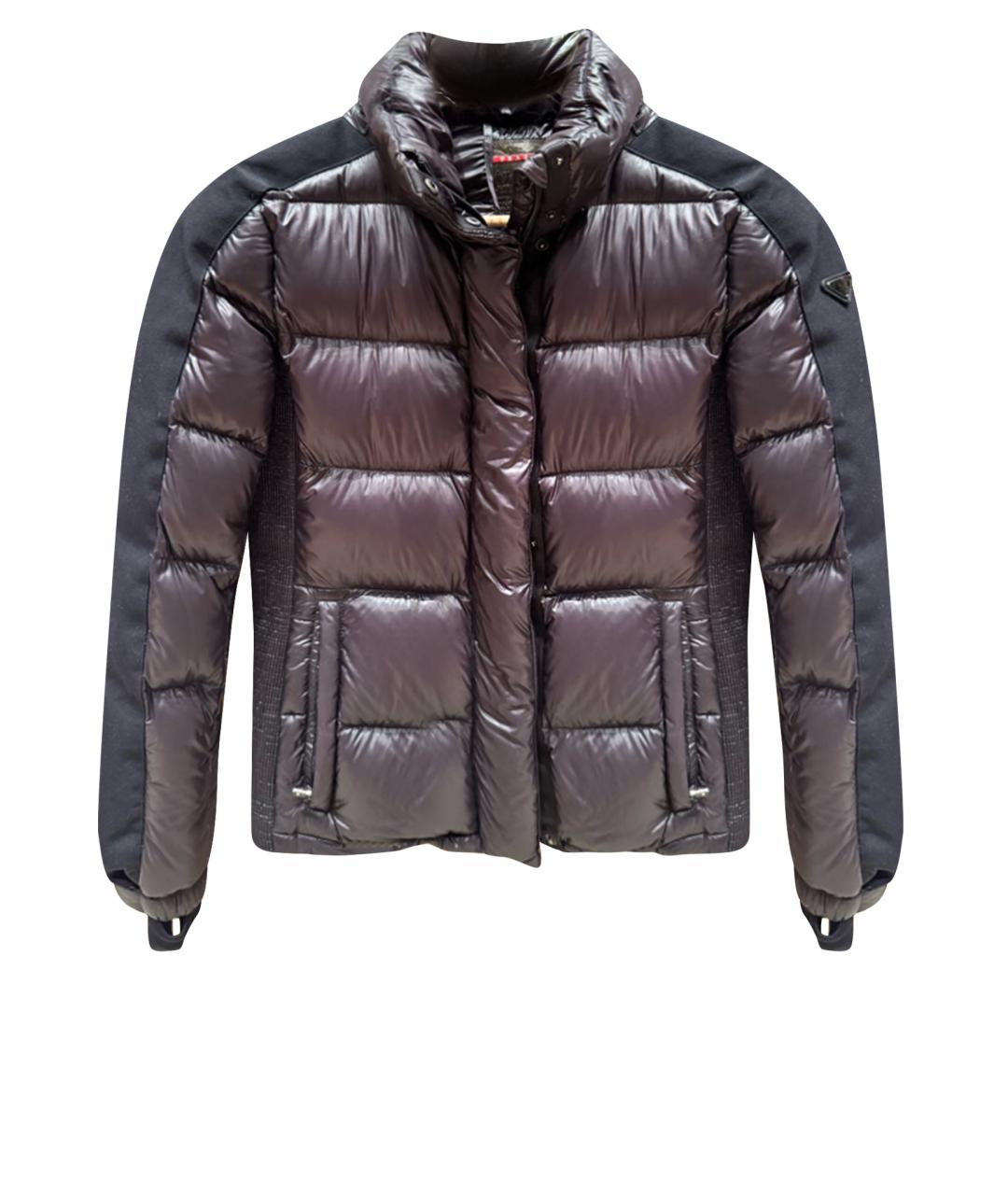 PRADA Черная полиамидовая куртка, фото 1