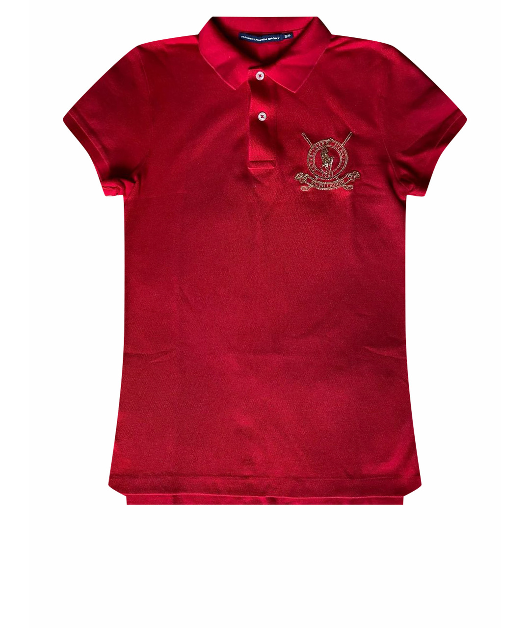 POLO RALPH LAUREN Красная хлопковая футболка, фото 1