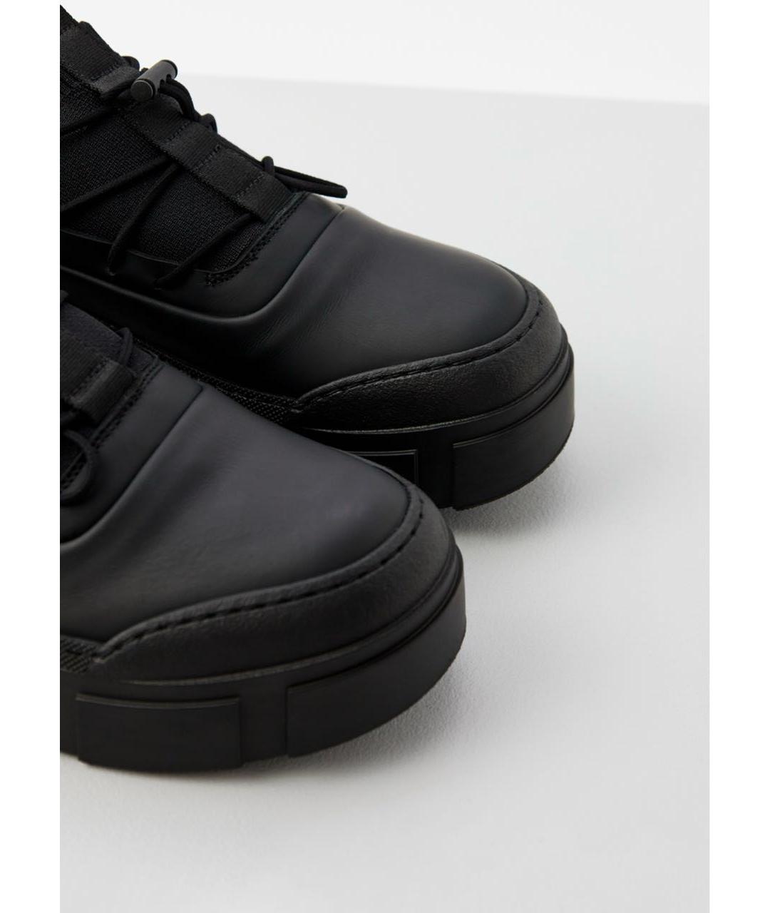 VIC MATIE Черные кожаные ботинки, фото 5