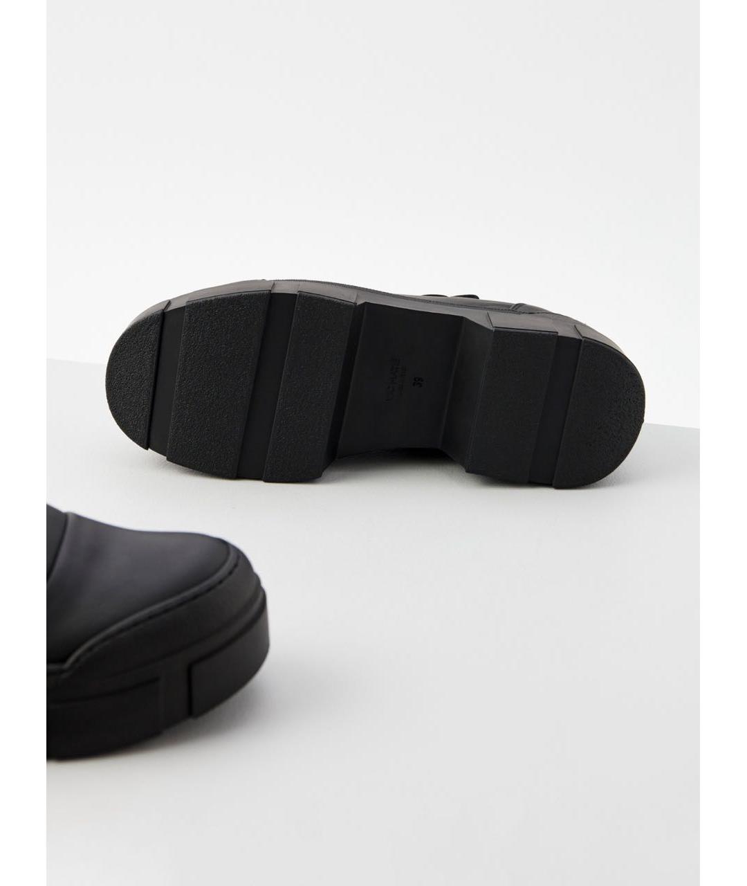 VIC MATIE Черные кожаные ботинки, фото 6