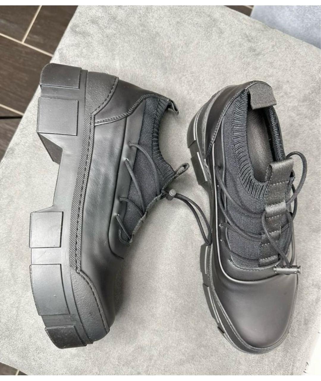 VIC MATIE Черные кожаные ботинки, фото 3