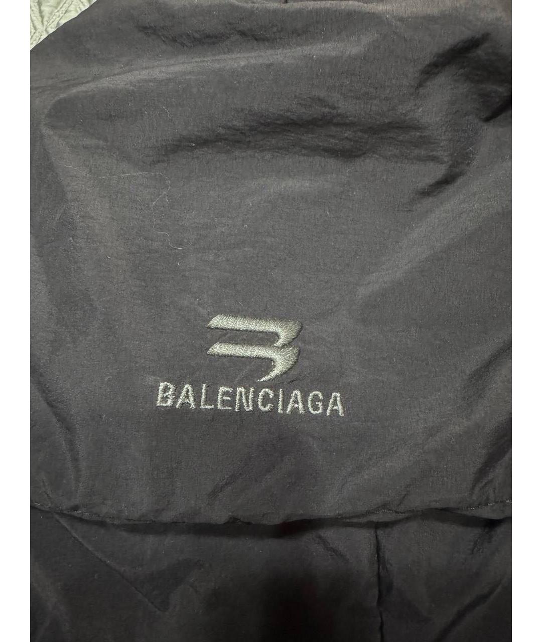BALENCIAGA Черный хлопковый пуховик, фото 3