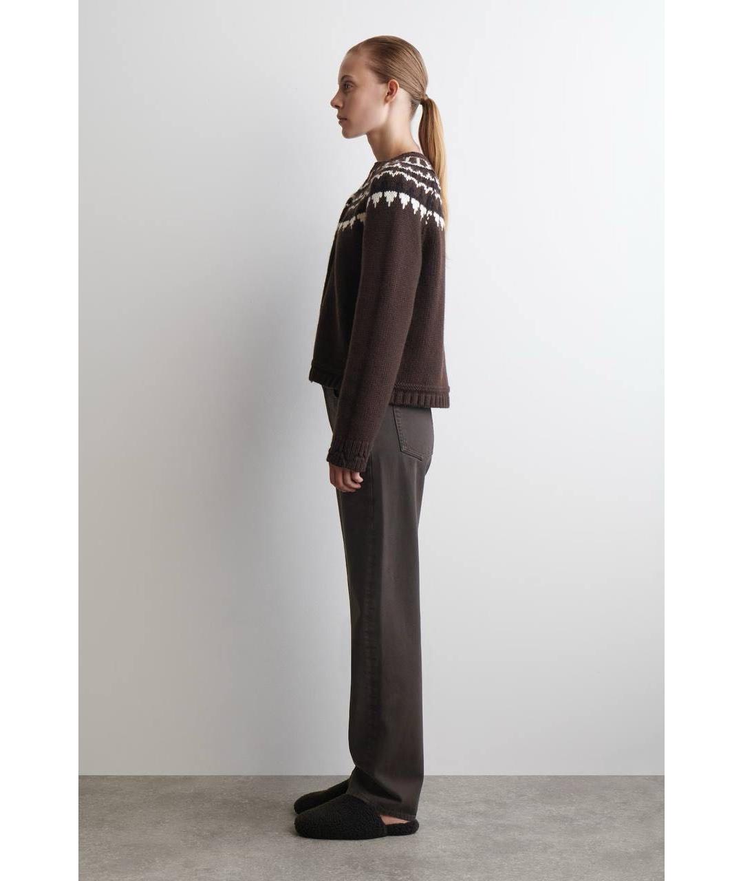 COS Коричневый шерстяной кардиган, фото 3