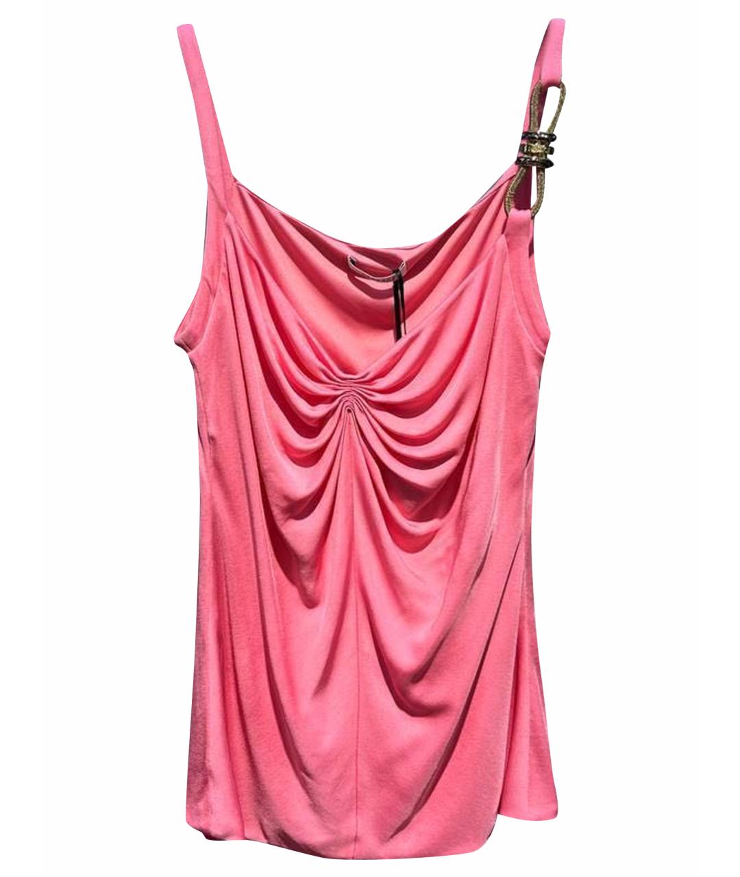 VERSACE Розовая майка, фото 1