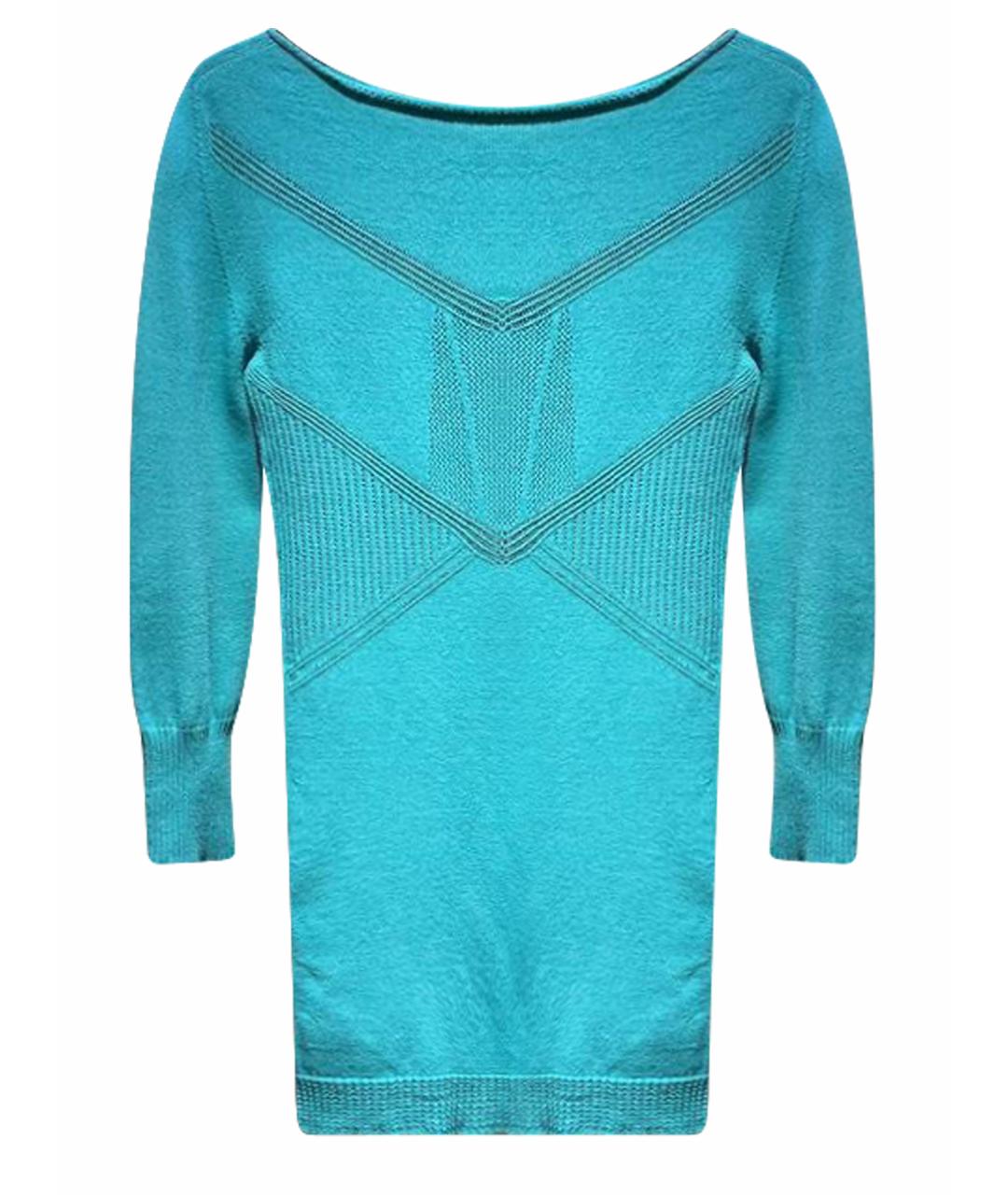 VERSACE Голубой джемпер / свитер, фото 1