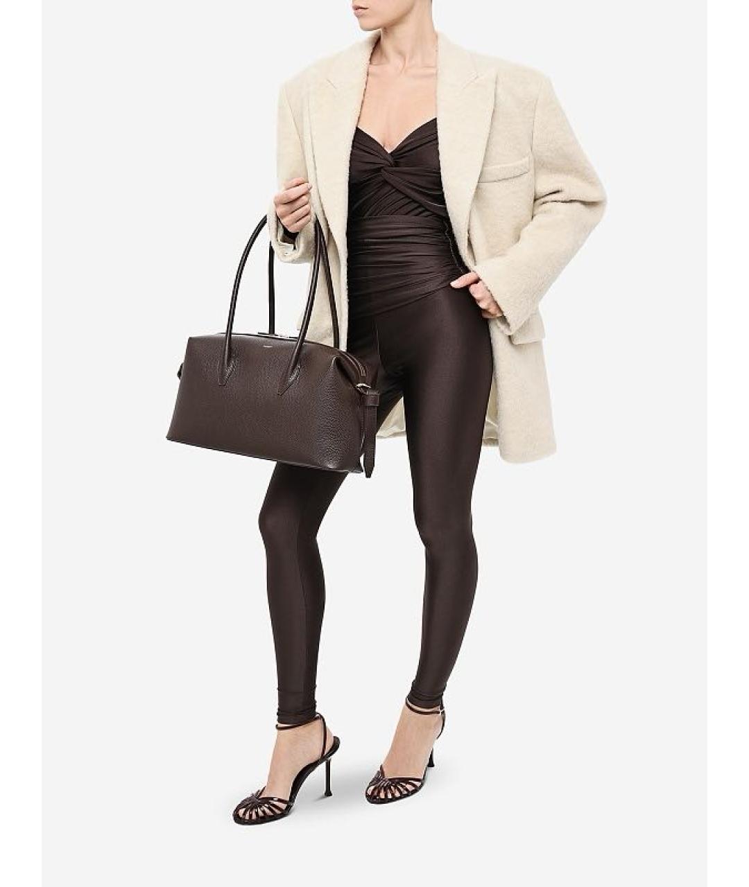 THE ANDAMANE Бежевое шерстяное пальто, фото 3