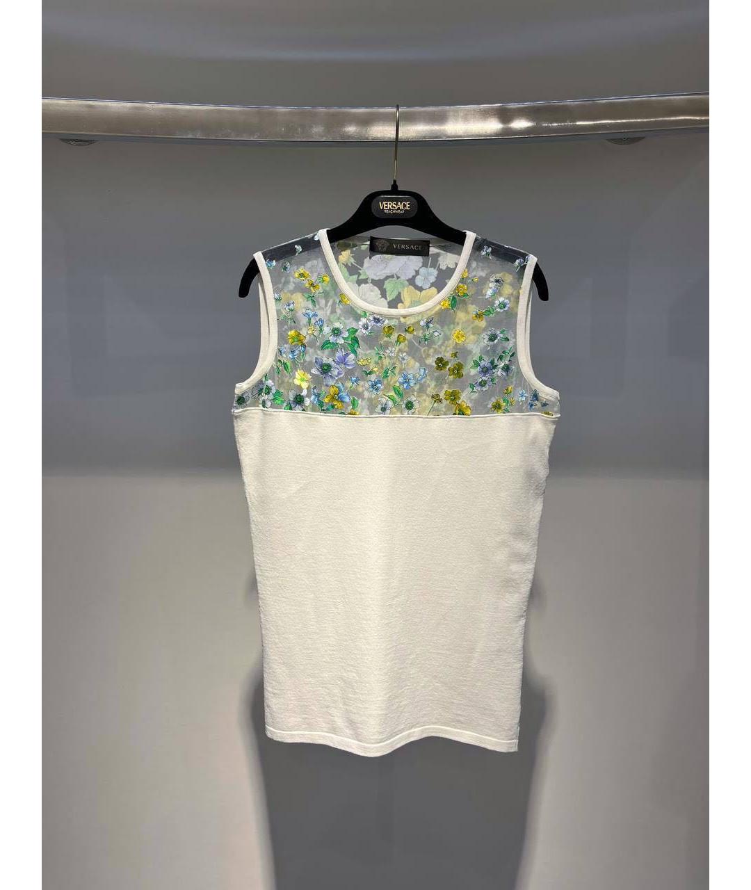 VERSACE Белая майка, фото 3